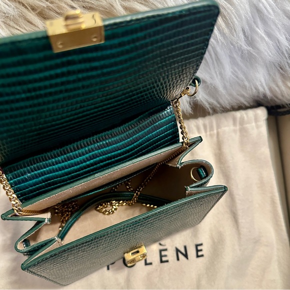Polene Numéro Sept Mini - Emerald Green Lizard - Picture 4 of 5